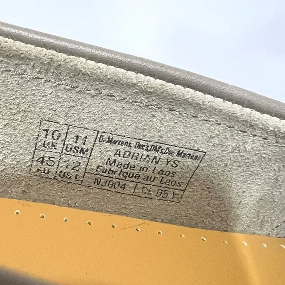 Dr. Martens Men’s Adrian YS Leather Tassel Loafer in Olive Green New - Picture 15 of 16